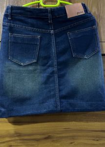 Denim Mini Skirt
