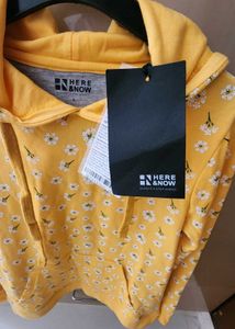 Here &amp; Now Floral Print Hoodie