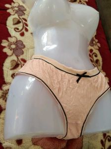 Peach Lingerie with Bow Detail