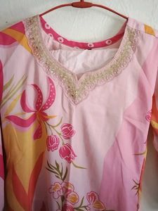 Floral Print Kurta Set
