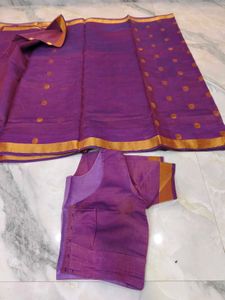 Purple &amp; Gold Sari