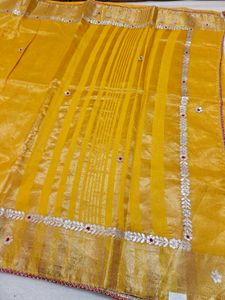 Elegant Yellow Saree