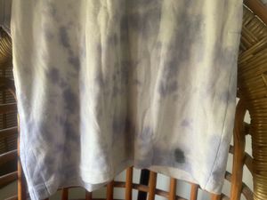 Mauve colour pleasing Tie-Dye Crop Top in Size S