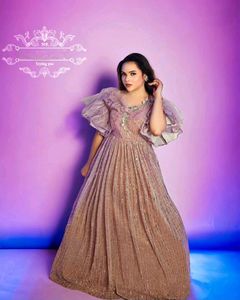 Pink Party Wear Gown