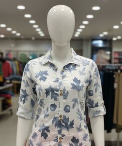 Leaf Print Shirt