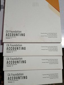 CA Foundation Accounting - Complete Set