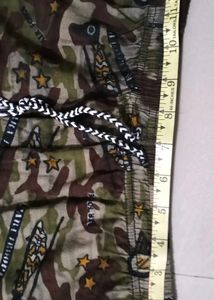 Camouflage Print Casual Shorts