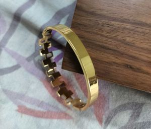 Anti Tarnish square Bangle gem Bracelet