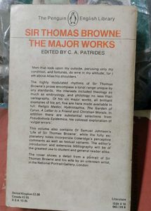 Sir Thomas Browne: The Major Works