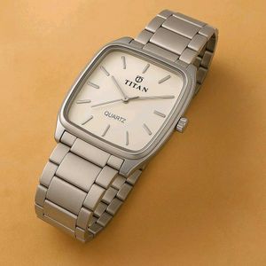 Titan Quartz Silver Watch