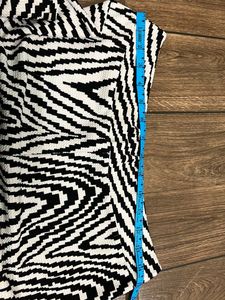 Zebra Print Wide Leg Pants