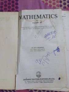 R D SHARMA MATHEMATICS CLASS 11TH