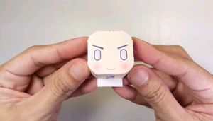 Anime Naruto Shippuden Hinata Chibi Figurine Making Template