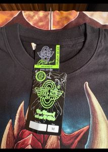 night glowing Dragon Graphic Tee made in Thailand