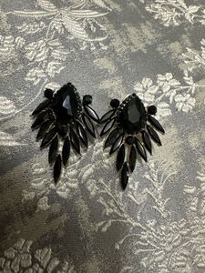 Black Statement Earrings