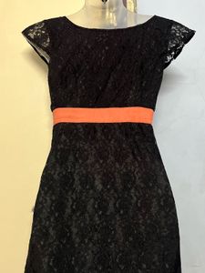 Elegant Black Lace Dress