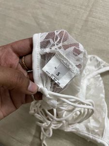 White Lace Corset
