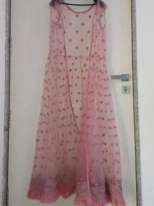 Pink Embellished Ethnic Shrug