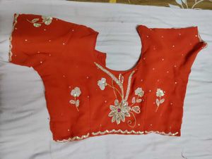 Orange Saree