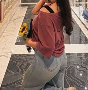 Maroon Off-Shoulder Top