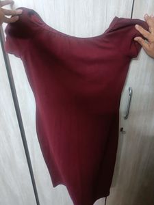 Maroon Dress