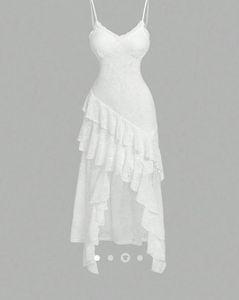 lace trimmed slip dress