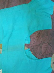 Aqua Blue Blouse