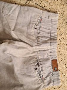 Light Blue Casual Pants