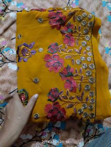 Elegant Floral Saree