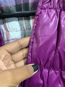 Winter Puffy Jacket Half Sleeve