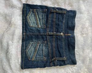Y2K Denim Mini Skirt