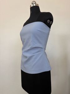 Zara Blue Tube Top