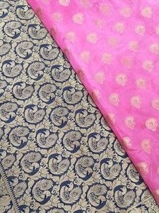 Pink Banarasi Silk Saree