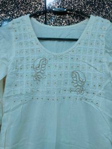 Kurta Set With Balloon Sleeves And Pathani Salwar