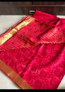 Elegant Red Saree