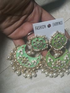 Green Earrings