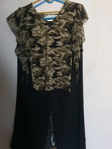 Stylish Camo Top &amp; Pant Set