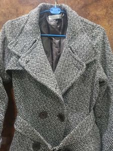 Belted Wool Blend Over Coat