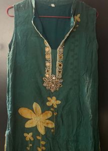 Designer Green Kurta