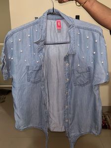 Pearl Denim Shirt