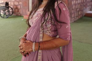 Elegant Mauve Saree