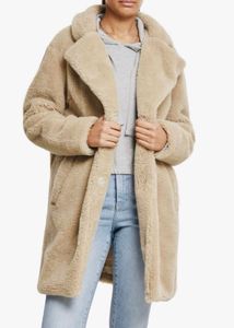 Faux Fur Long Coat