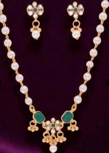 Fancy Beautiful Necklace with Earrings