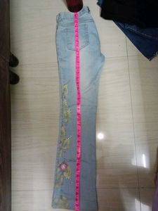 Embellished Flare Jeans