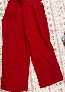 Elegant Kurta Set in Tomato Red color