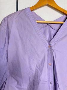 Lavender V-Neck shirt