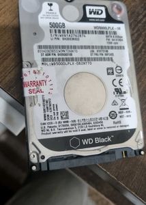 WD Black 500GB Hard Drive