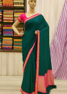 Elegant Green Saree