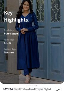 ❗️❗️❗️Brand New Elegant Blue Kurta Set