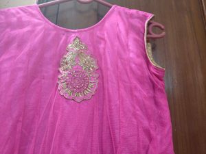 Ethnic Gown For Kids Girls With Heavy Embroidery